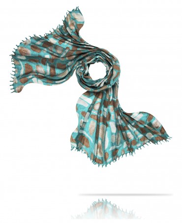 Палантин Женский W40-PIERRES/VERT.EMER